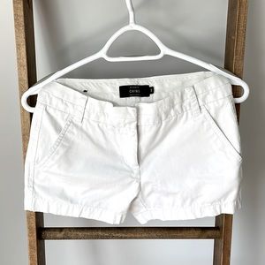 Brand new J crew white chino shorts - size 00